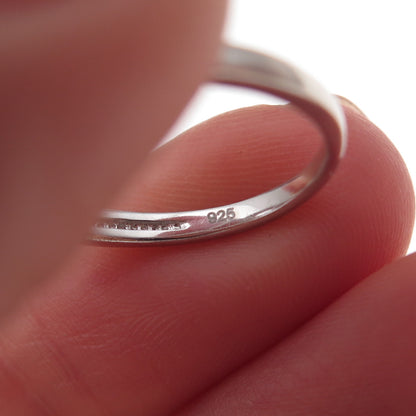 Charles Winston Sterling Silver Real Round-Cut Diamond Couple Heart Ring Size 6