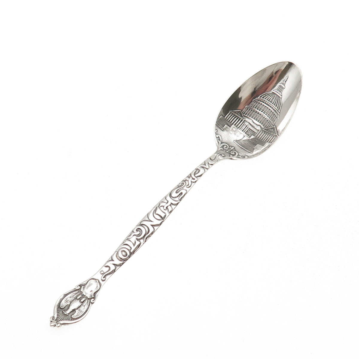 Dominick & Haff 925 Sterling Silver Antique Art Deco Washington DC Coffee Spoon