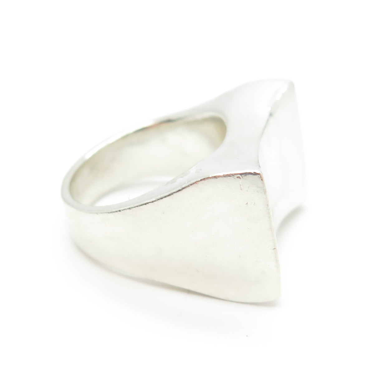 925 Sterling Silver Vintage Modernist Ring Size 6.25