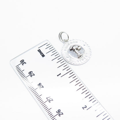 925 Sterling Silver Vintage "Bourbon Street" Charm Pendant