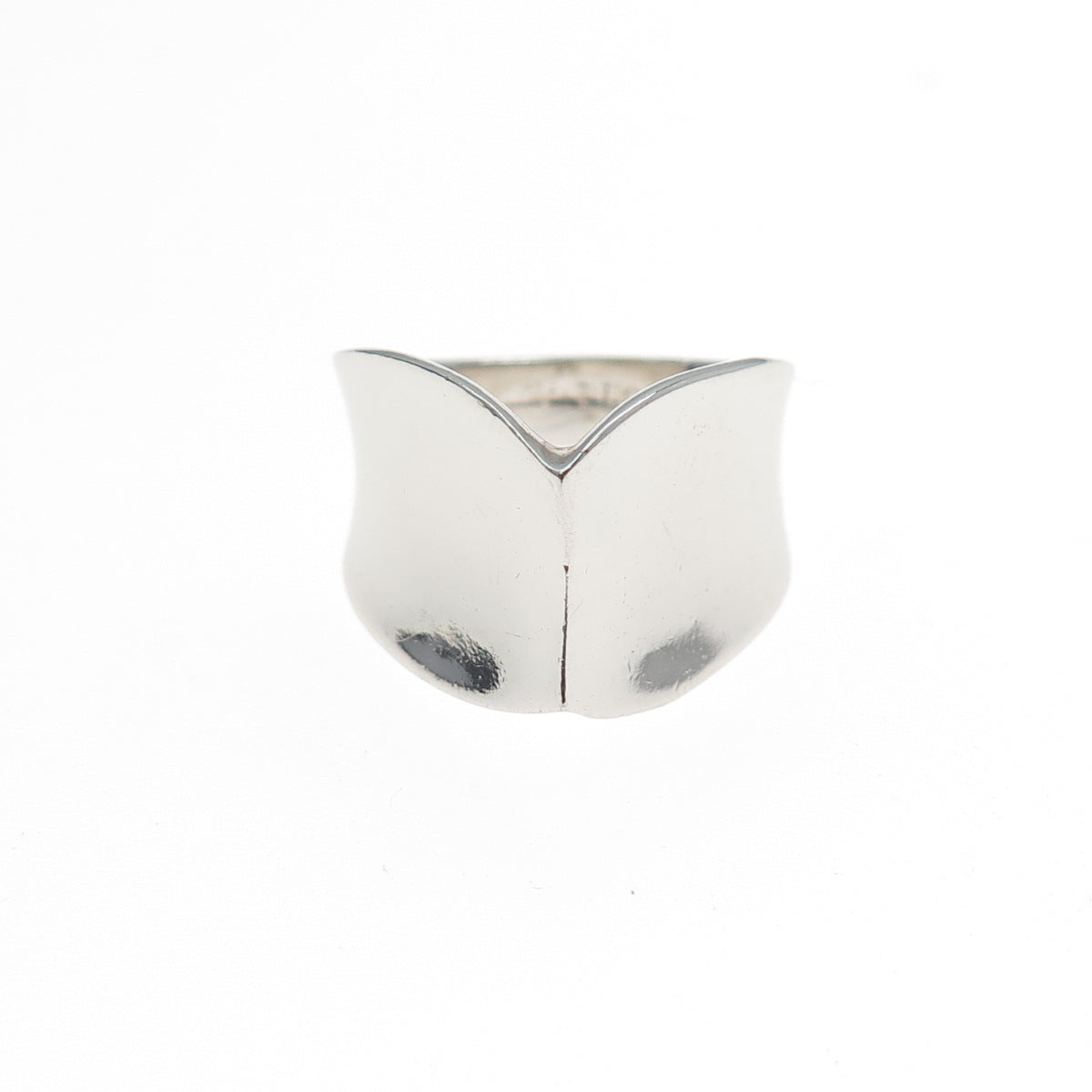Joseph Esposito 925 Sterling Silver Vintage Modernist Ring Size 5