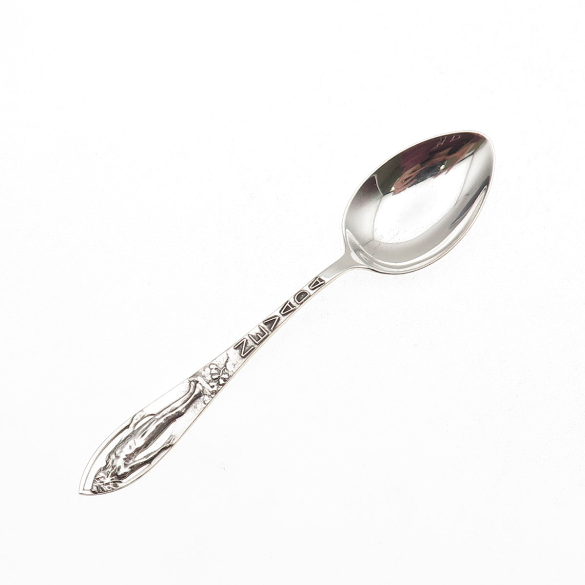 Charles M. Robbins Sterling Silver Antique Art Deco Nevada State Coffee Spoon