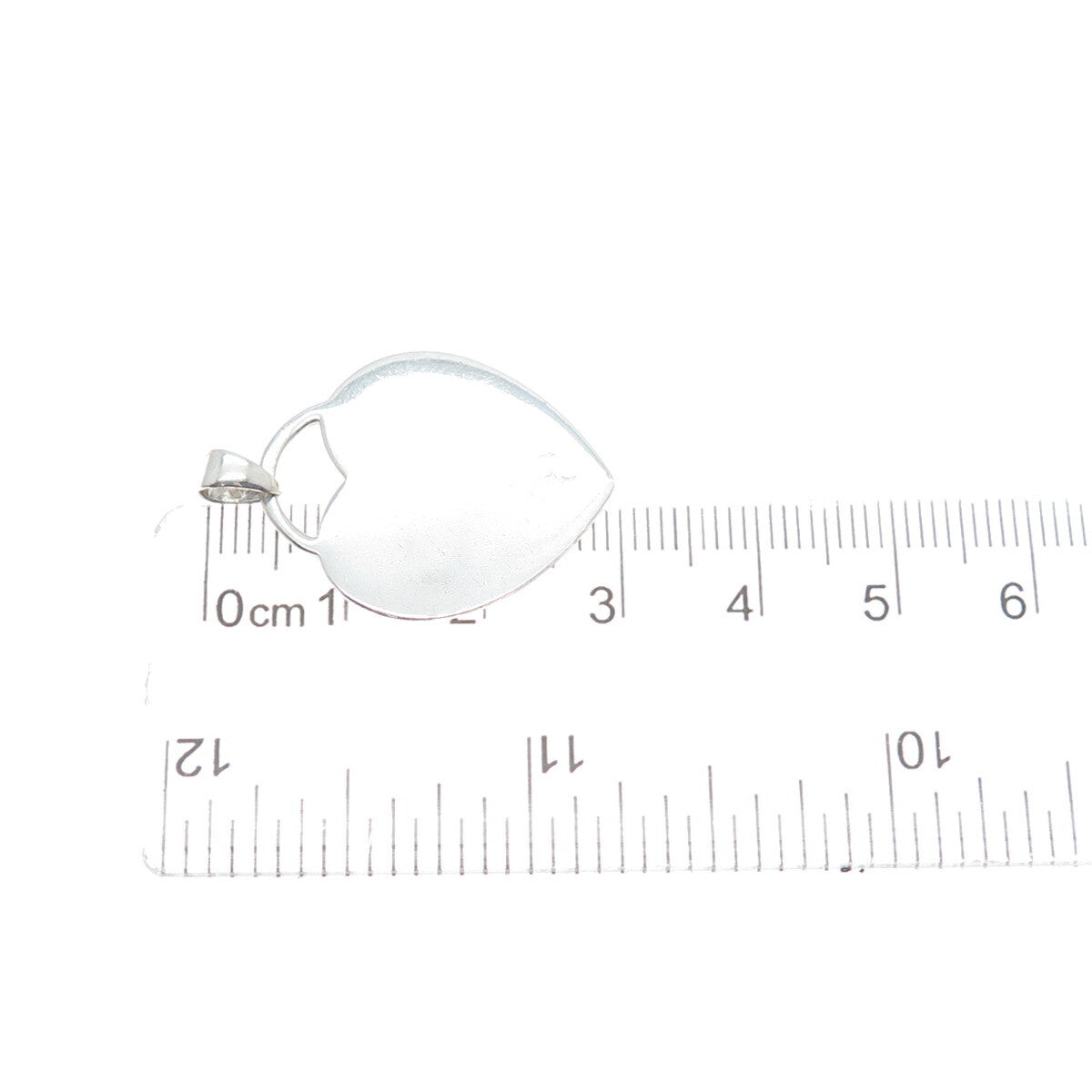 925 Sterling Silver Vintage Grandmothers Heart Charm Pendant
