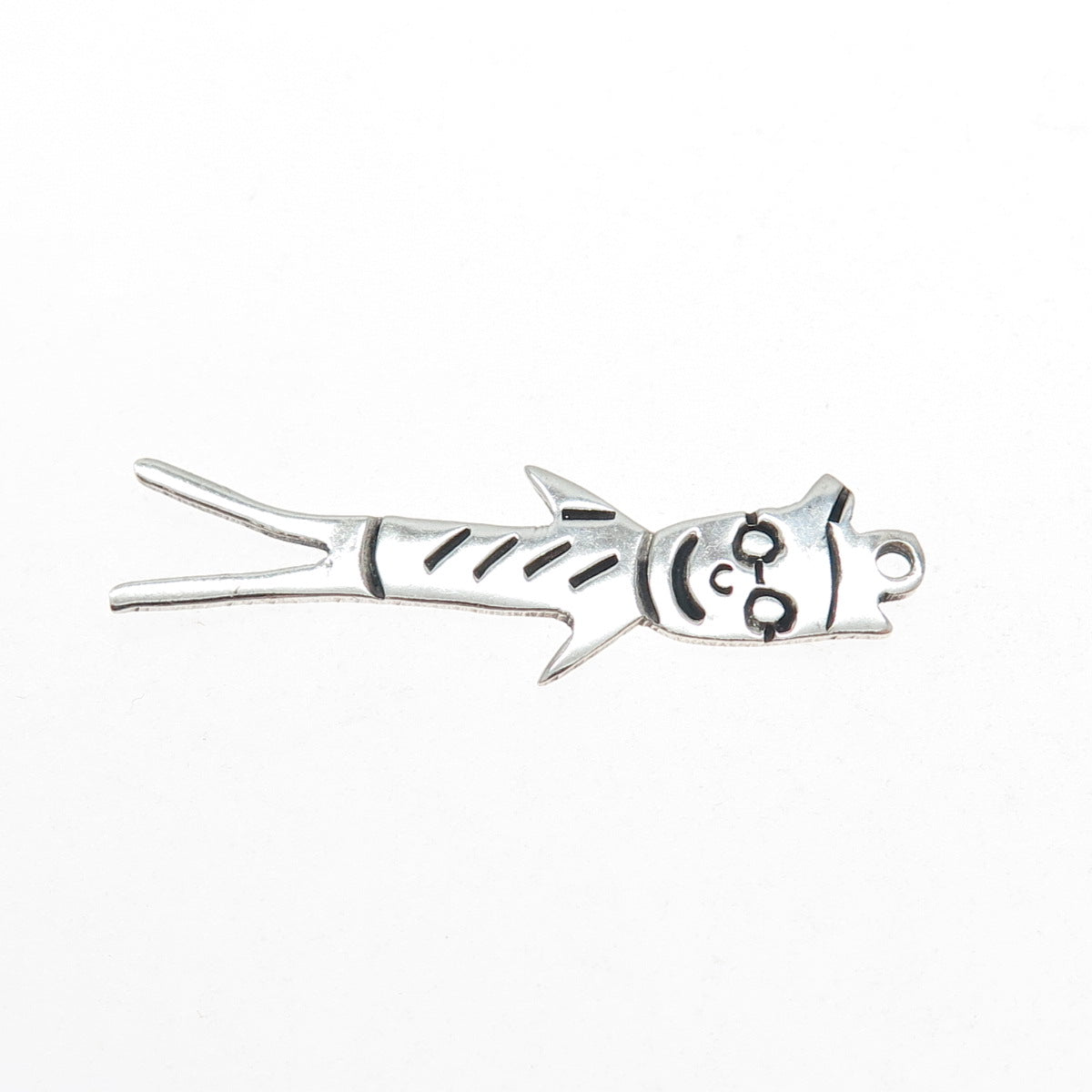 SILVERADO 925 Sterling Silver Vintage Mexico Cartoon Character Charm Pendant