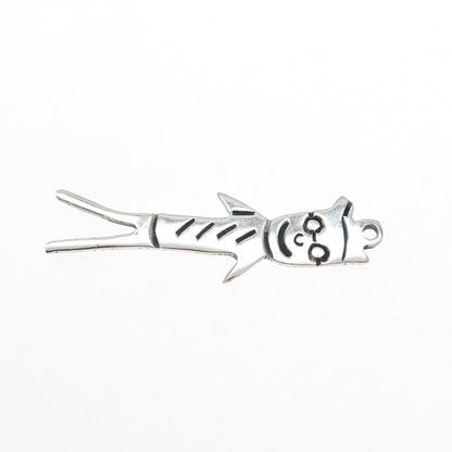 SILVERADO 925 Sterling Silver Vintage Mexico Cartoon Character Charm Pendant
