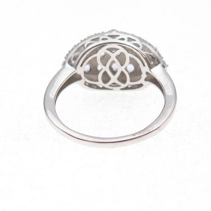 Chuck Clemency 925 Sterling Silver Real Diamond & Tanzanite Ring Size 8.25