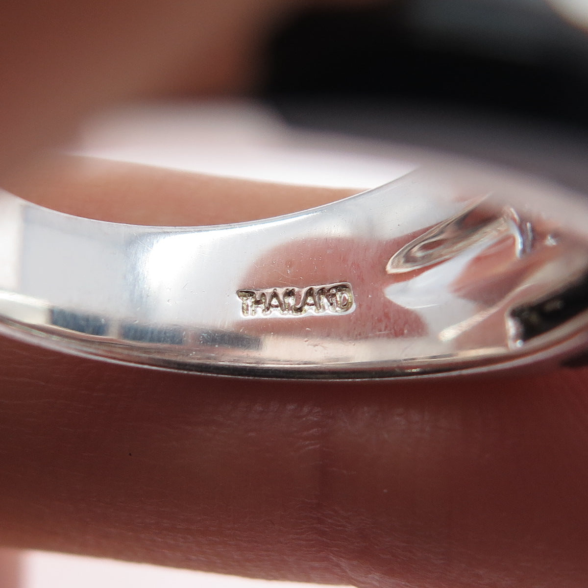 925 Sterling Real Onyx Blue Topaz Citrine Garnet Amethyst Peridot Ring Size 9.25