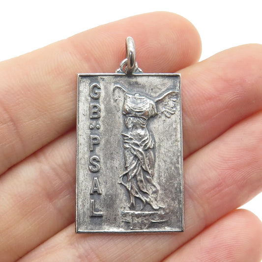 DIEGES & CLUST 925 Sterling Silver Antique IJWU Union Made GBPSAL School Pendant