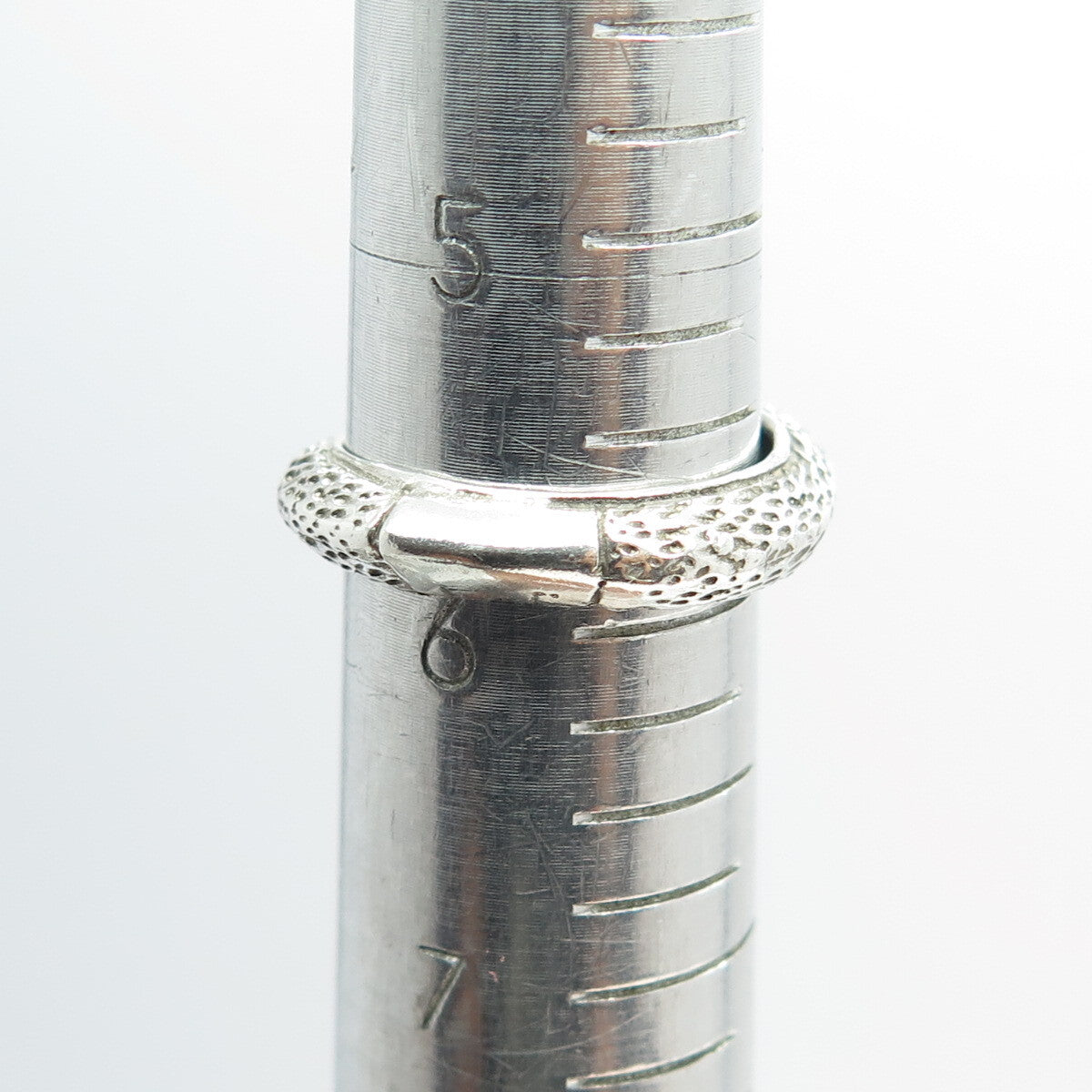 925 Sterling Silver Vintage Bull Head 3D Ring Size 6