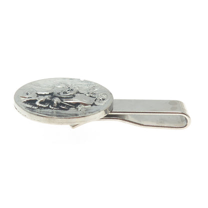 925 Sterling Silver Antique Art Deco Retro Car Tie Clip