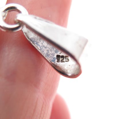 925 Sterling Silver Vintage Teddy Bear Charm Pendant