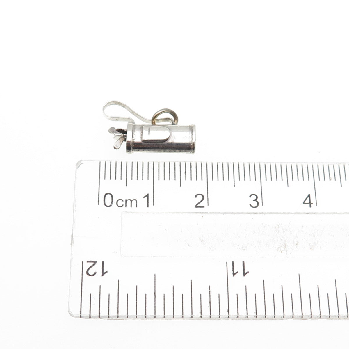 925 Sterling Silver Antique Art Deco Golf Club Mini 3D Charm Pendant