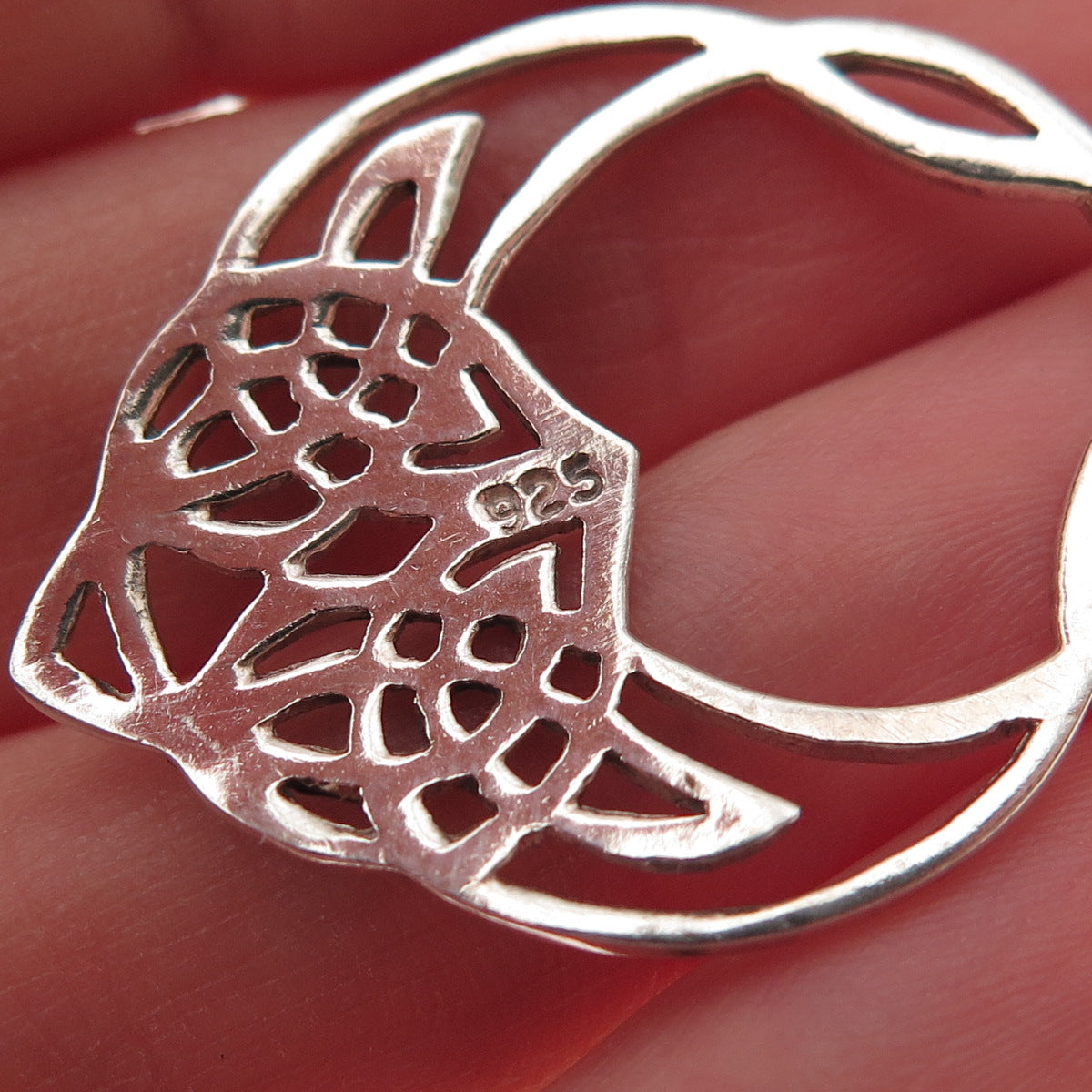 925 Sterling Silver Vintage Celtic Knot Dangle Earrings