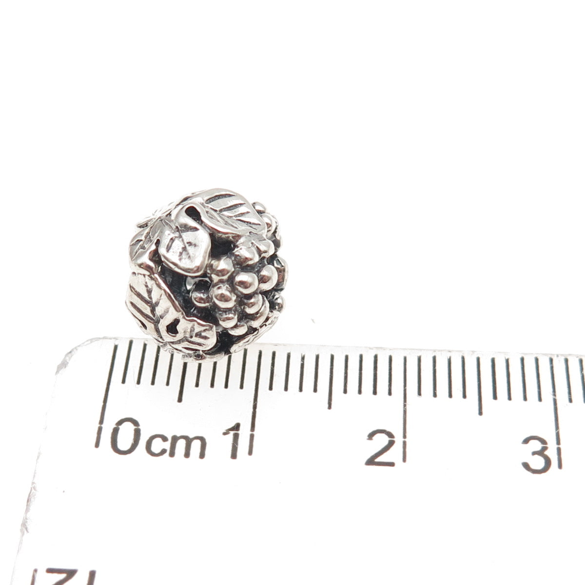 Trollbeads LAA 925 Sterling Silver Wine Harvest Slide Bead Charm
