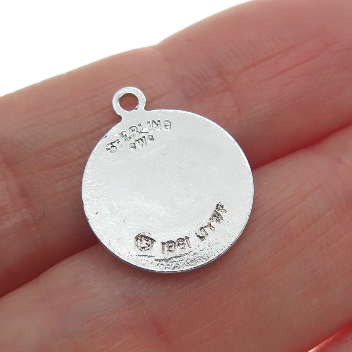 925 Sterling Silver Vintage 1961 NY World's Fair 1964-1965 Mini Charm Pendant