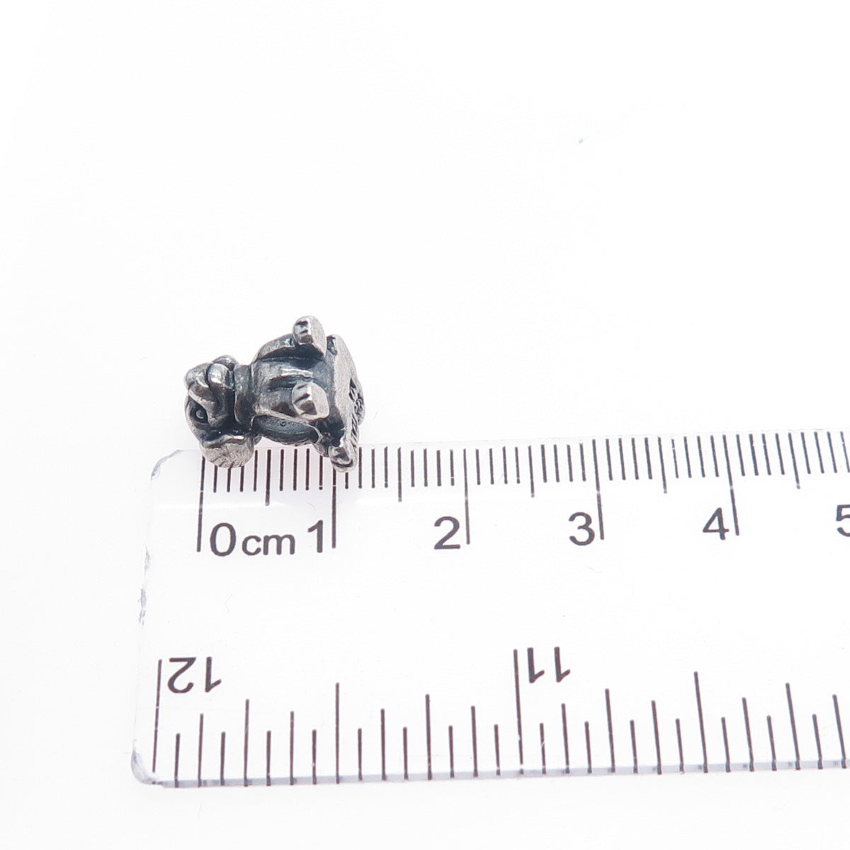 MICHAEL ANTHONY 925 Sterling Silver Italy Dog Slide Bead Charm