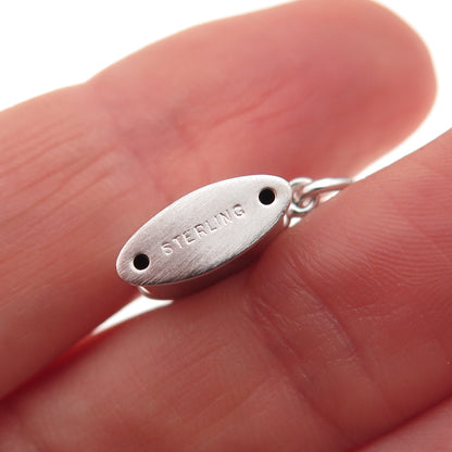 Art's Elegance Sterling Silver Antique Art Deco Cigarette Lighter Charm Pendant
