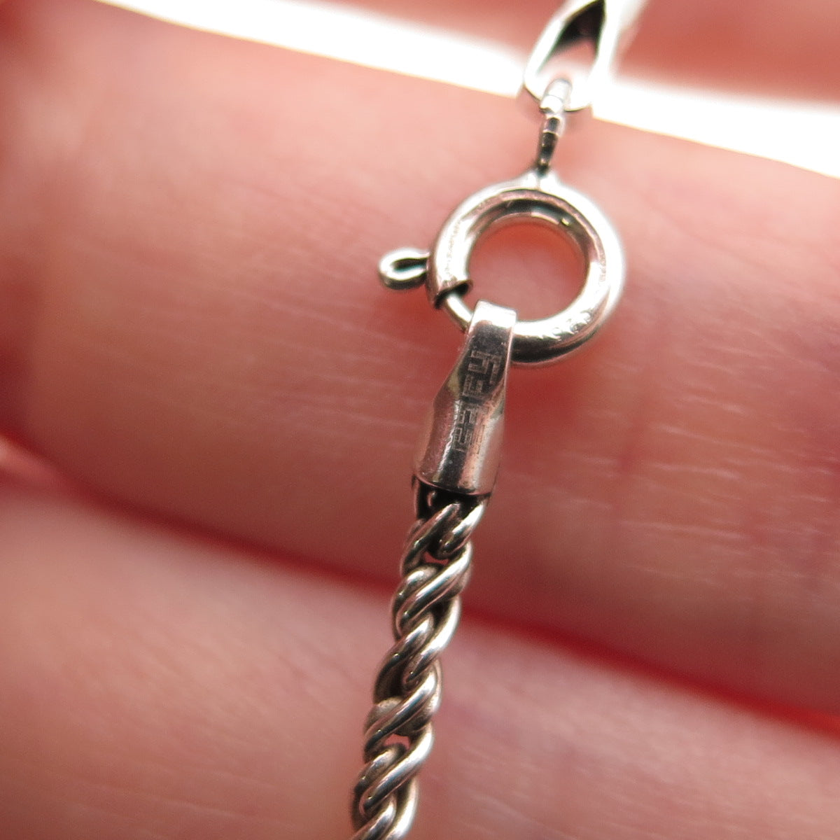 Effy 925 Sterling Silver Twisted Rope Chain Necklace 18"