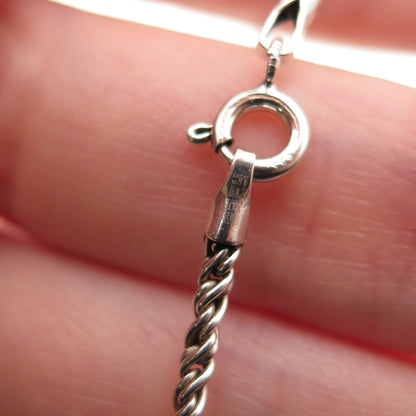 Effy 925 Sterling Silver Twisted Rope Chain Necklace 18"