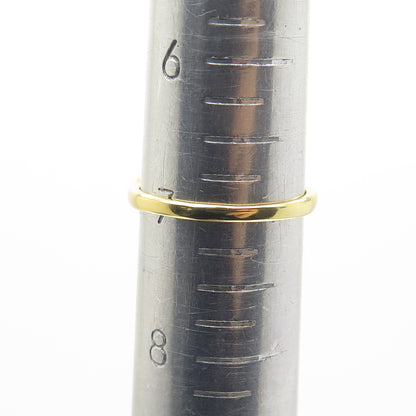 SMK 925 Sterling Silver 2-Tone Twisted Ring Size 7