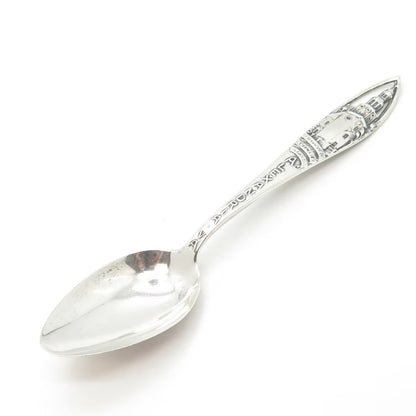 925 Sterling Silver Antique Art Deco Watson Alexandria VA States & Cities Spoon
