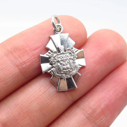 925 Sterling Silver Vintage "American Fraternitas" Pendant
