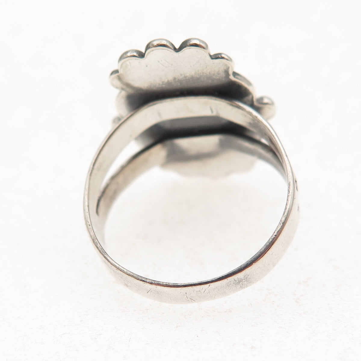 Bell Trading Post Old Pawn 925 Sterling Silver Vintage Southwestern Ring Size 5