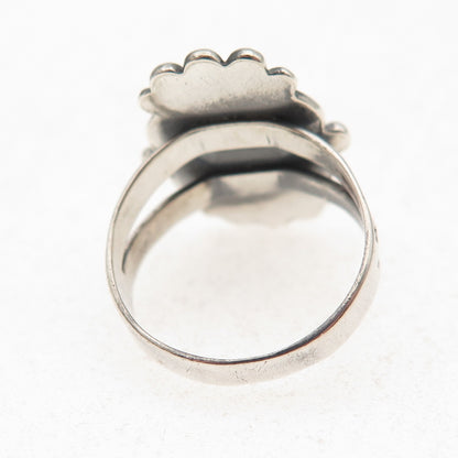 Bell Trading Post Old Pawn 925 Sterling Silver Vintage Southwestern Ring Size 5