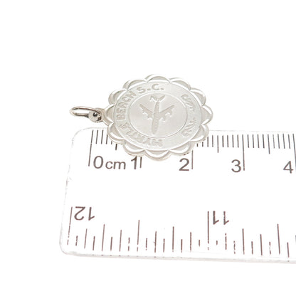 CREA 925 Sterling Silver Vintage Myrtle Beach SC Airplane Charm Pendant