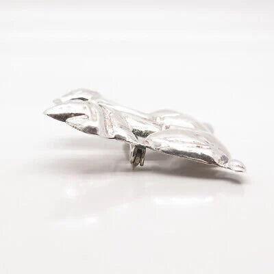 925 Sterling Silver Vintage Mexican Wanderer Pin Brooch
