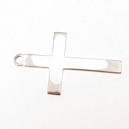 Bojar 925 Sterling Silver Vintage Cross Religious Charm Pendant