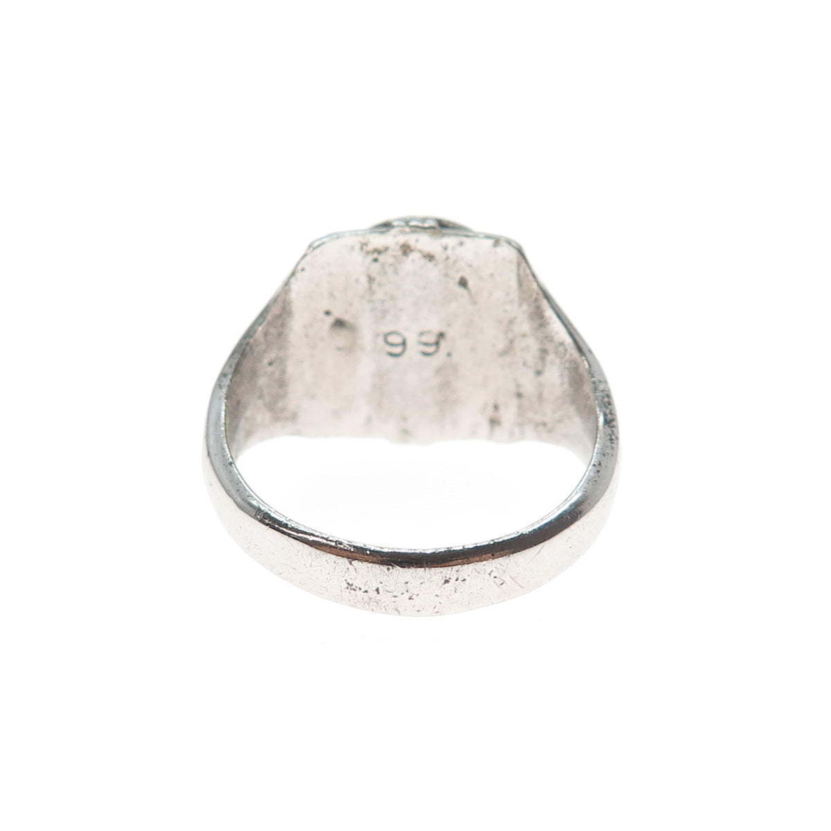 SK & F 925 Sterling Silver Antique 1899 Enamel St. Luke’s School Ring Size 8.25