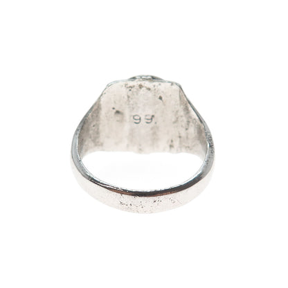 SK & F 925 Sterling Silver Antique 1899 Enamel St. Luke’s School Ring Size 8.25