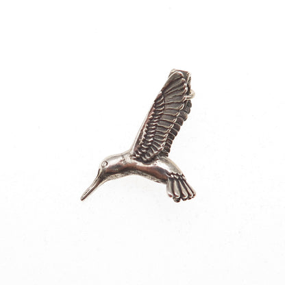 Sunwest Old Pawn 925 Sterling Silver Vintage Hummingbird Tribal Charm Pendant