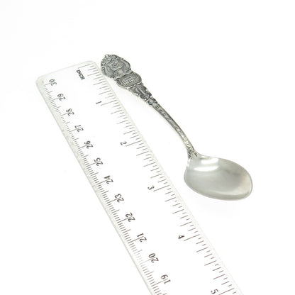 SHEPARD MFG 925 Sterling Silver Antique Portland States & Cities Coffee Spoon