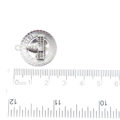 925 Sterling Silver Vintage US Capitol Washington DC Charm Pendant