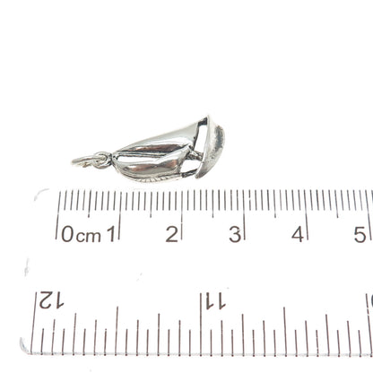 MAISELS INDIAN TRADING Sterling Silver Vintage Sailboat Oxidized Charm Pendant