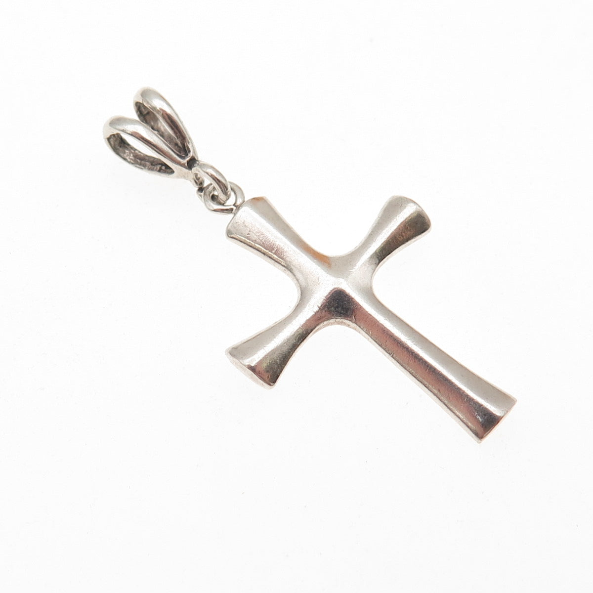 925 Sterling Silver Vintage Cross Religious Charm Pendant
