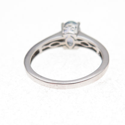 Chuck Clemency 925 Sterling Silver Real Oval-Cut Iolite Ring Size 8