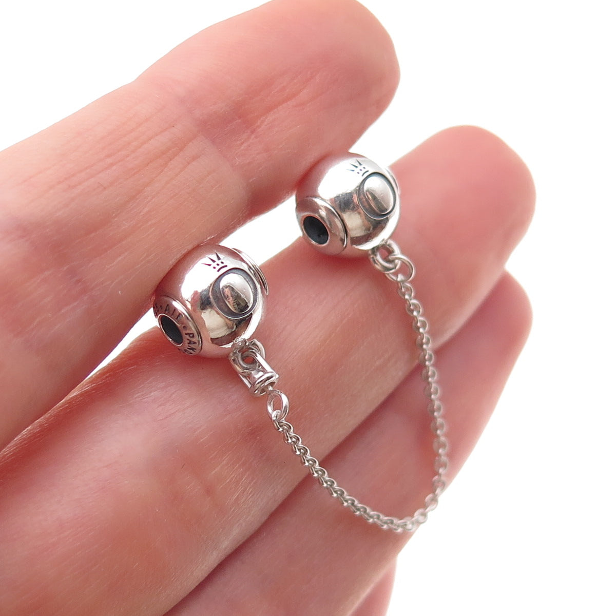 Pandora 925 Sterling Silver Essence Safety Chain