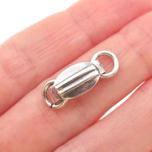 925 Sterling Silver Antique Art Deco Bracelet / Necklace Lock Clasp
