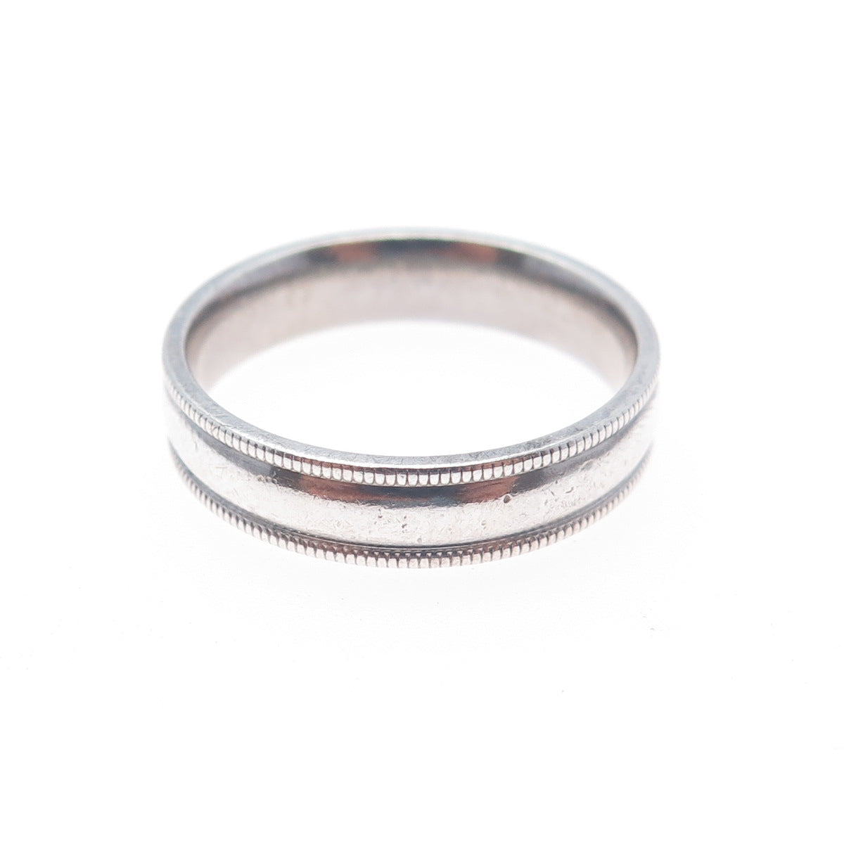 925 Sterling Silver Vintage Band Ring Size 9.75