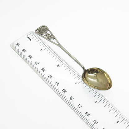 LUEN WO 925 Sterling Silver Antique Chinese Export Tea Spoon