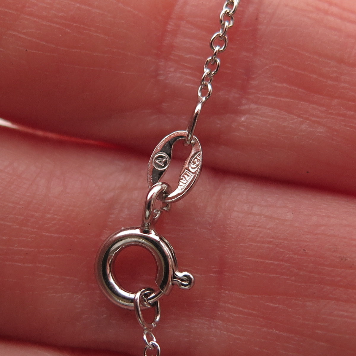 925 Sterling Silver Round-Cut C Z Cross Cable Chain Necklace 18"