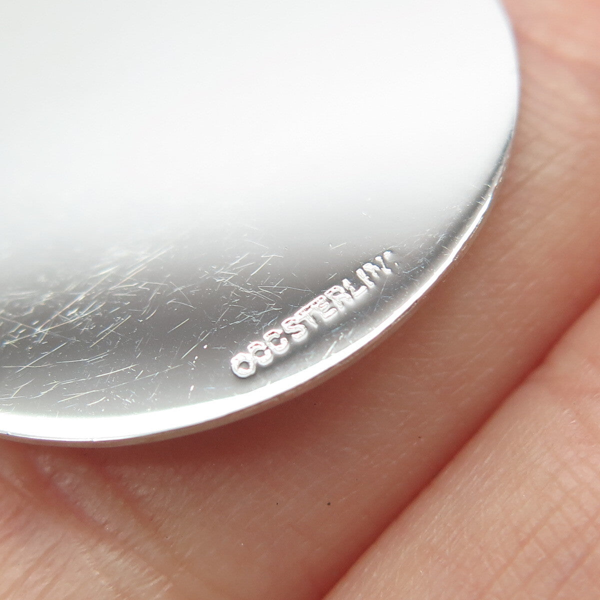 COLEMAN CO. 925 Sterling Silver Vintage Confirmation Holy Spirit Round Pendant