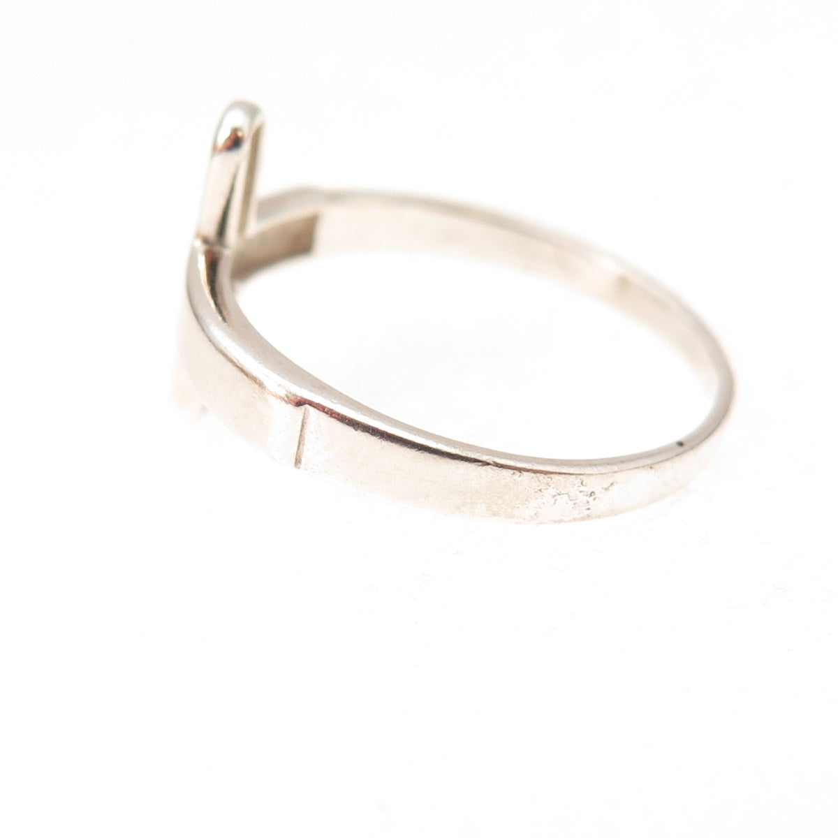 925 Sterling Silver Vintage Cross Ring Size 8