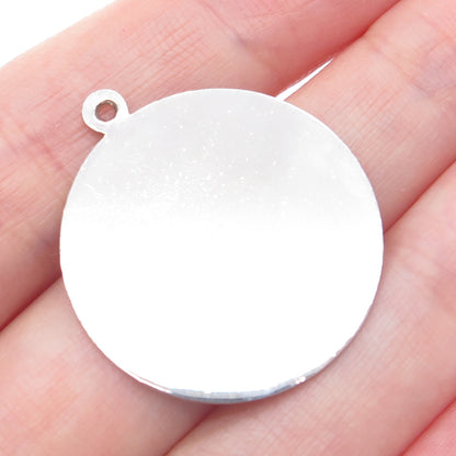 925 Sterling Silver Vintage Aries Zodiac Sign Charm Pendant