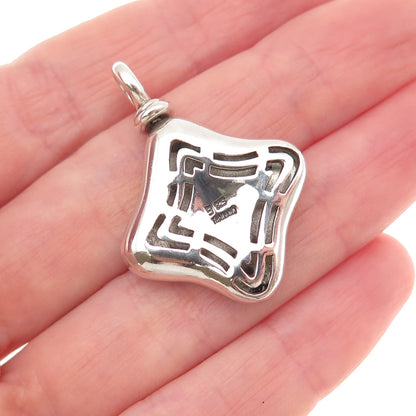 925 Sterling Silver Vintage Passion Love Amore Charm Pendant