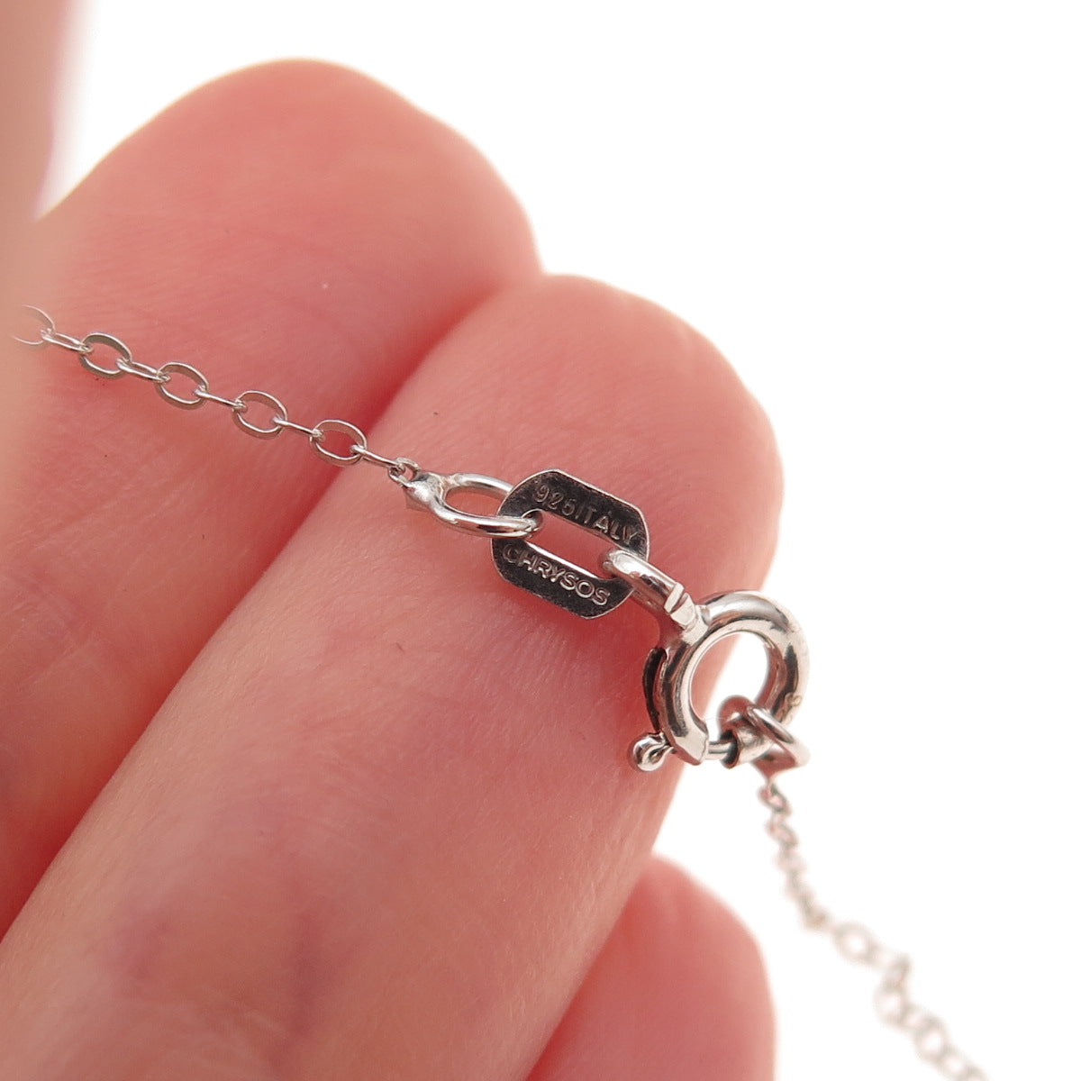 Chuck Clemency 925 Sterling Silver Real Tanzanite Topaz Heart Chain Necklace 20"