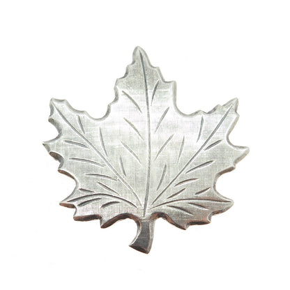 BEAU 925 Sterling Silver Vintage Maple Leaf Pin Brooch